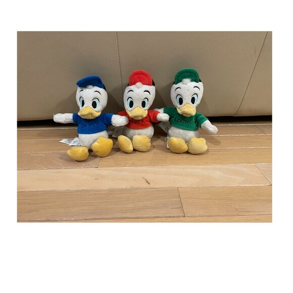 Disney Huey Dewey and Louie small duck plushies - Picture 1 of 1